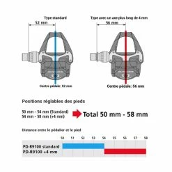 Shimano PEDALES PD-R8000 ULTEGRA AXE LONG -Vélo Soldes pedales shimano pd r8000 ultegra axe long 3